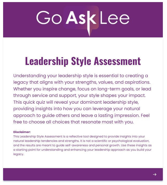 Legacy Building Masterclass