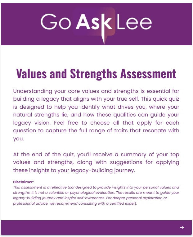Legacy Building Masterclass
