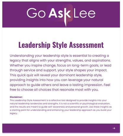Legacy Building Masterclass